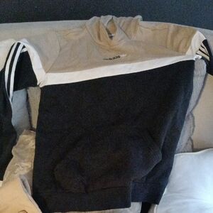 Adidas Men's Black and Tan Sweater